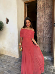 Toledo Dress in Light Terracota - Pre-Order