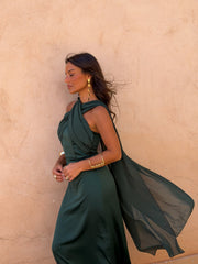 Triana Dress in Green - Shipping/Envio 24/04 to 30/04
