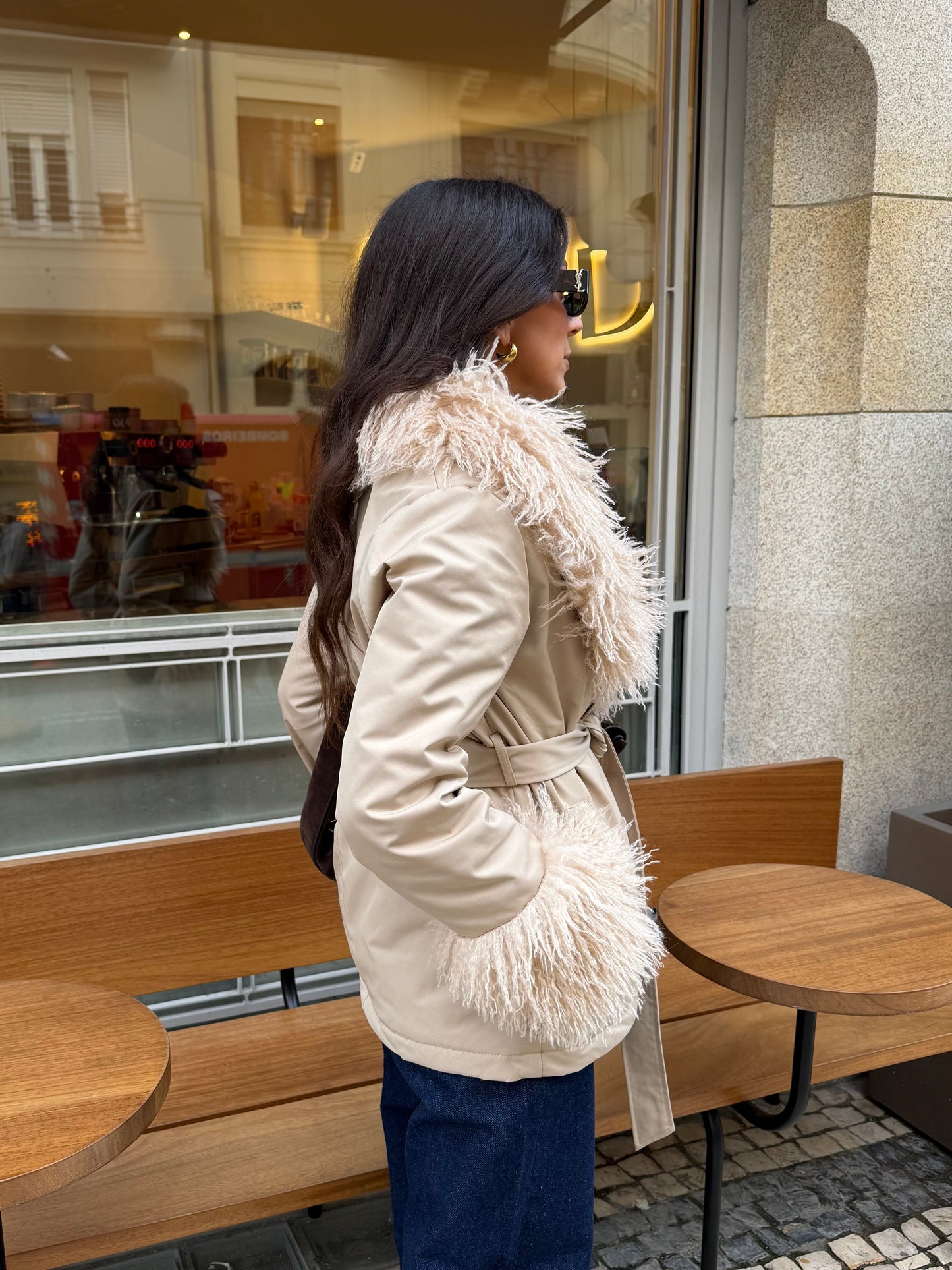 Clara Jacket in Beige