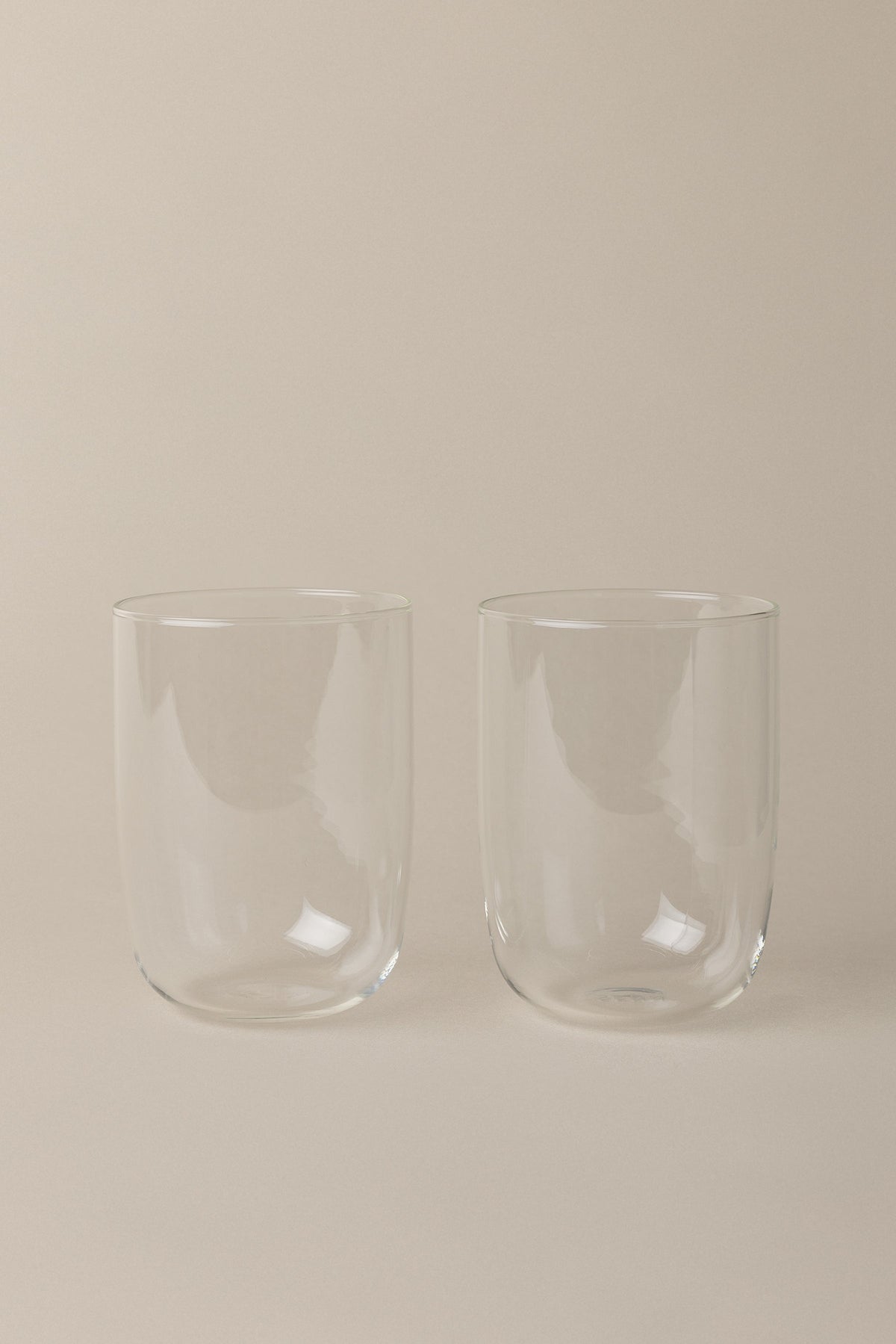 STACKABLE COOLER GLASSES, SET OF 2