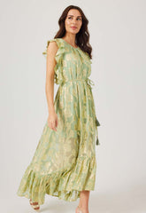 Samantha Jane Sage Hallie Jaquard Dress