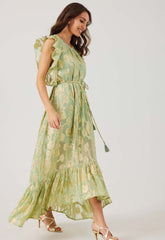 Samantha Jane Sage Hallie Jaquard Dress