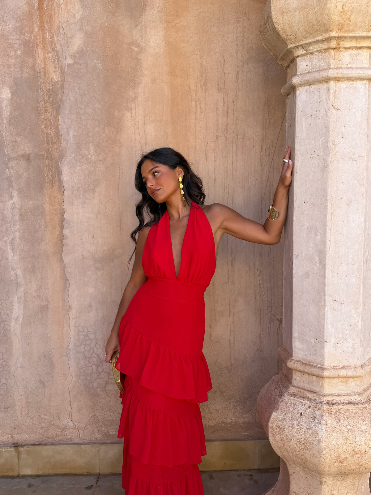 Manila Dress in Red