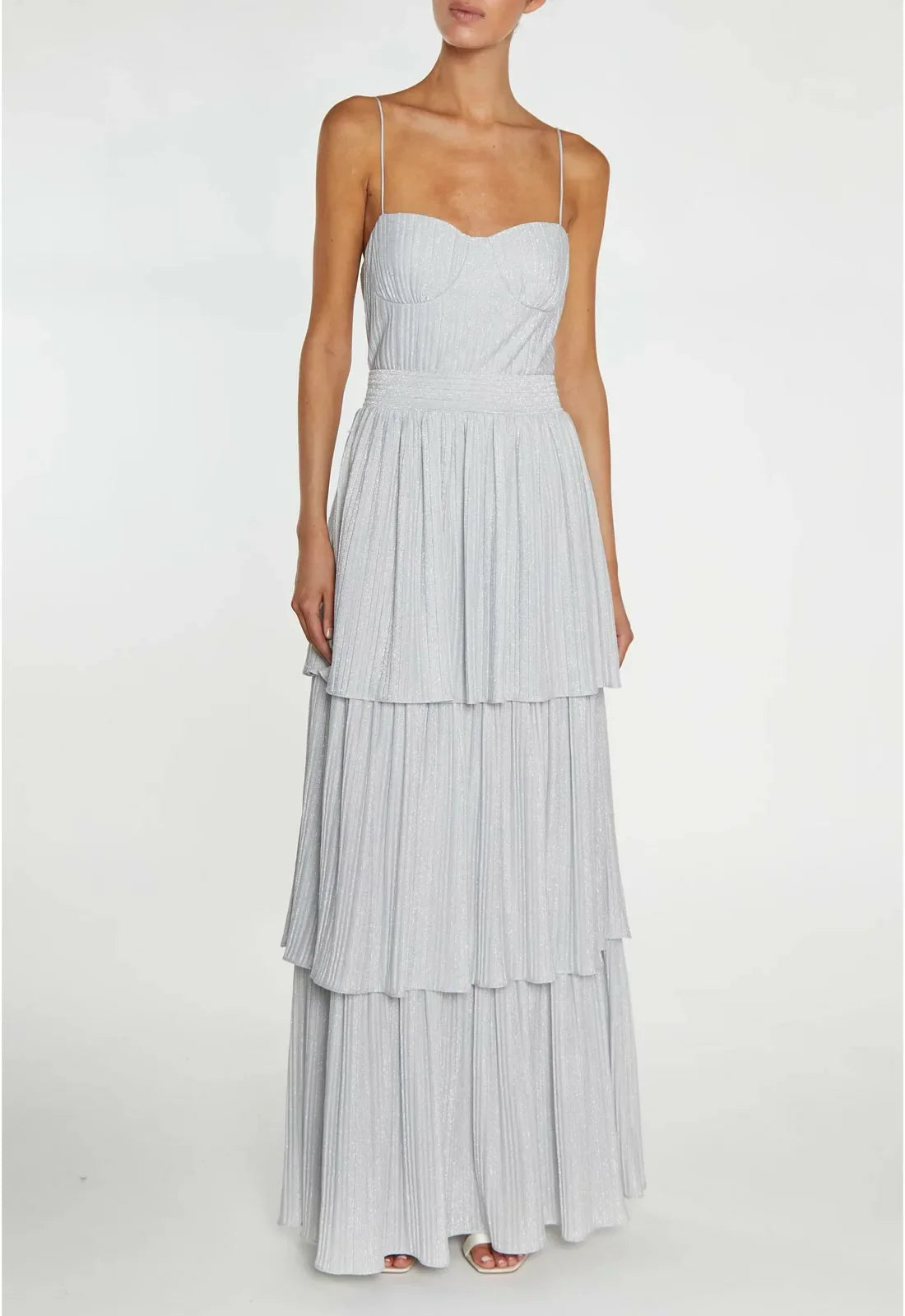 True Decadence Silver Jayda Evening Dress