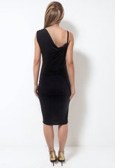 Honor Gold Black Myla Cocktail Dress