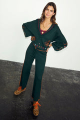 Bottle Green Safari Cardigan