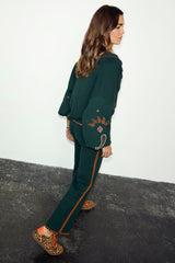 Bottle Green Safari Cardigan
