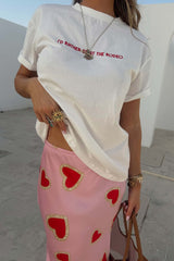 Pink Hearts Dorris Skirt