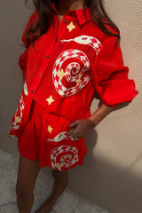 Red Snake Miley Shirt