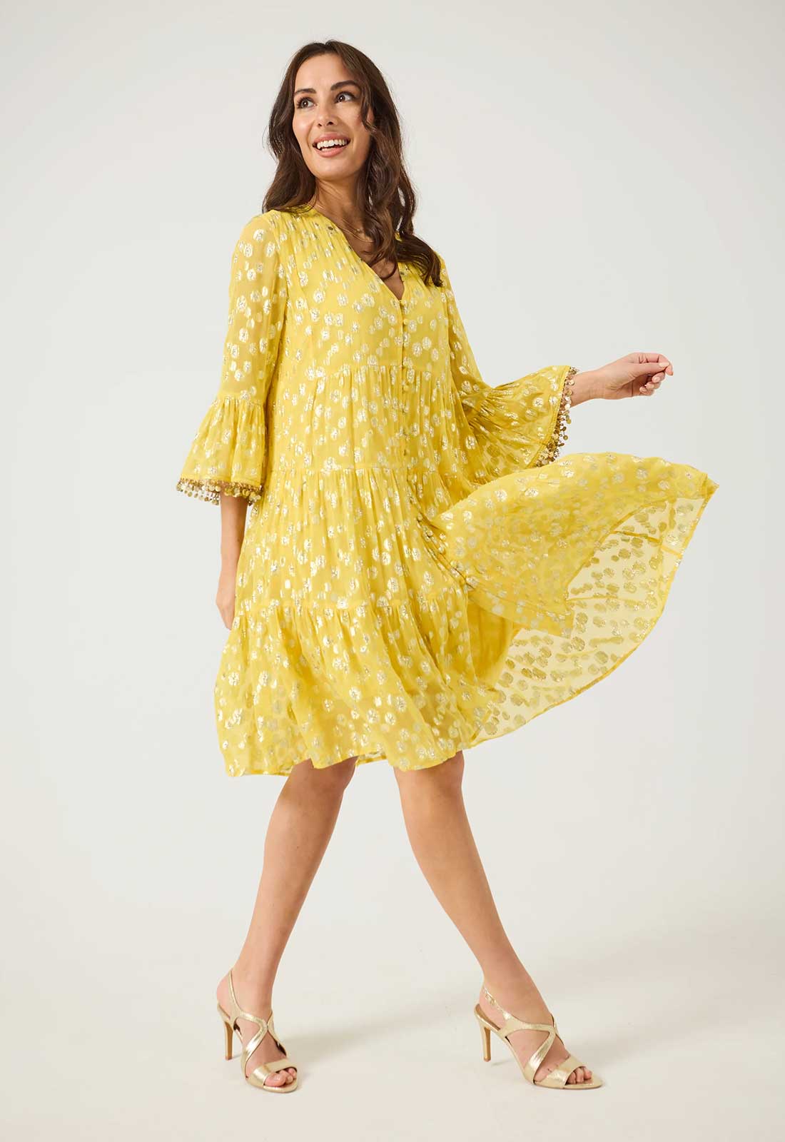 Samantha Jane Yellow Orla Beach Dress