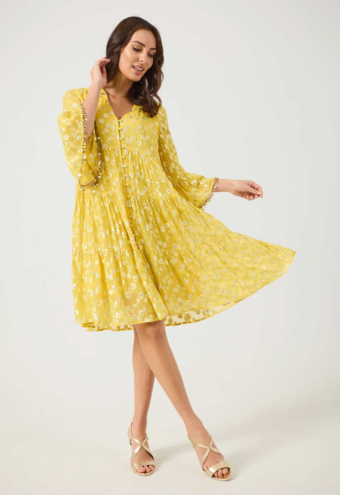 Samantha Jane Yellow Orla Beach Dress