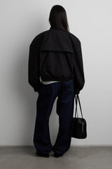 STRUCTURED FUNNEL NECK JACKET