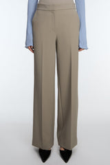 SKIRT-OVERLAY SUITING TROUSER