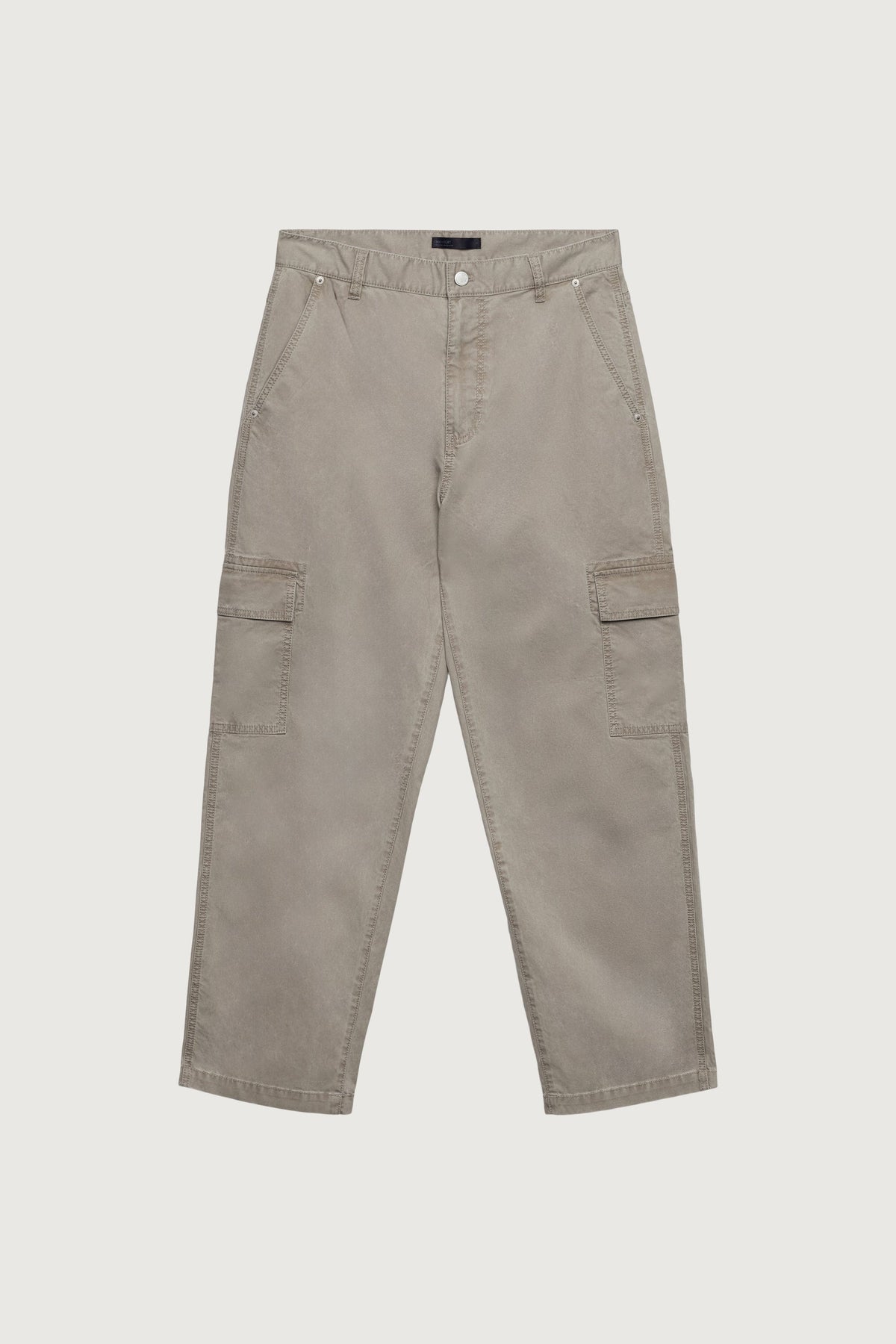 WASHED EFFECT COTTON CARGO PANT