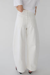 WHITE WORKWEAR BARREL JEAN