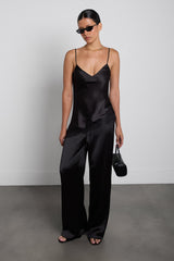SATIN DRAWSTRING PANT