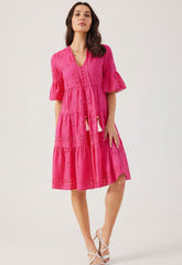 Samantha Jane Pink Phoebe Summer Dress