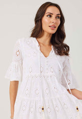 Samantha Jane White Pheobe Summer Dress