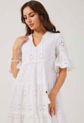 Samantha Jane White Pheobe Summer Dress