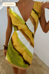 Green Ombre Deia Dress