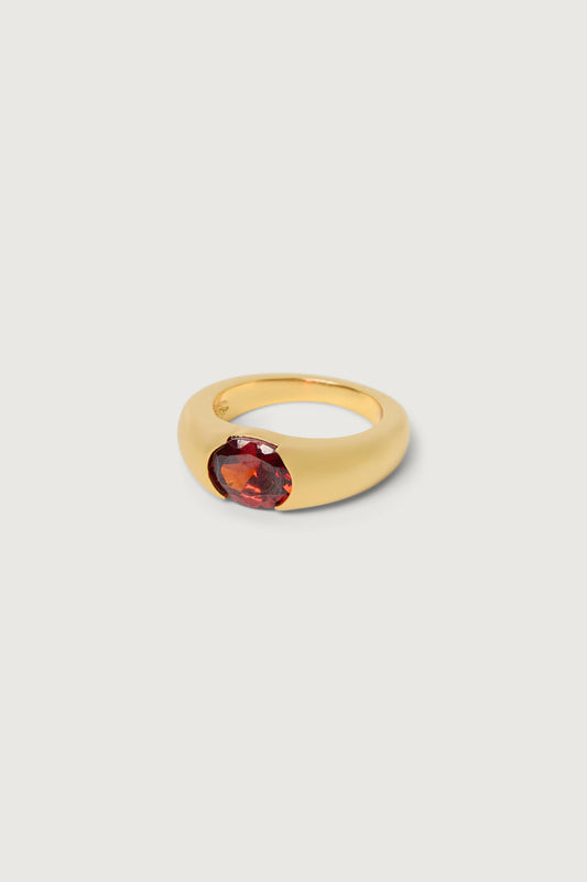 ELLIPSE ZIRCONIA RING