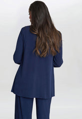 Gina Bacconi Navy Marigot Wedding Guest Top and Jacket Only