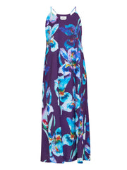 Gina Bacconi Navy Genny Floral Print Maxi Dress