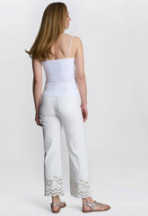 Gina Bacconi Vest With Bra Shelf in White