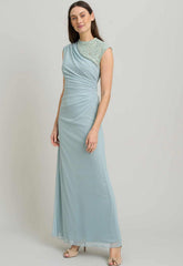 Gina Bacconi SAGE Carter Lace Detail Maxi Dress