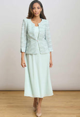 Gina Bacconi SAGE Page Fancy Jacket & Chiffon Dress