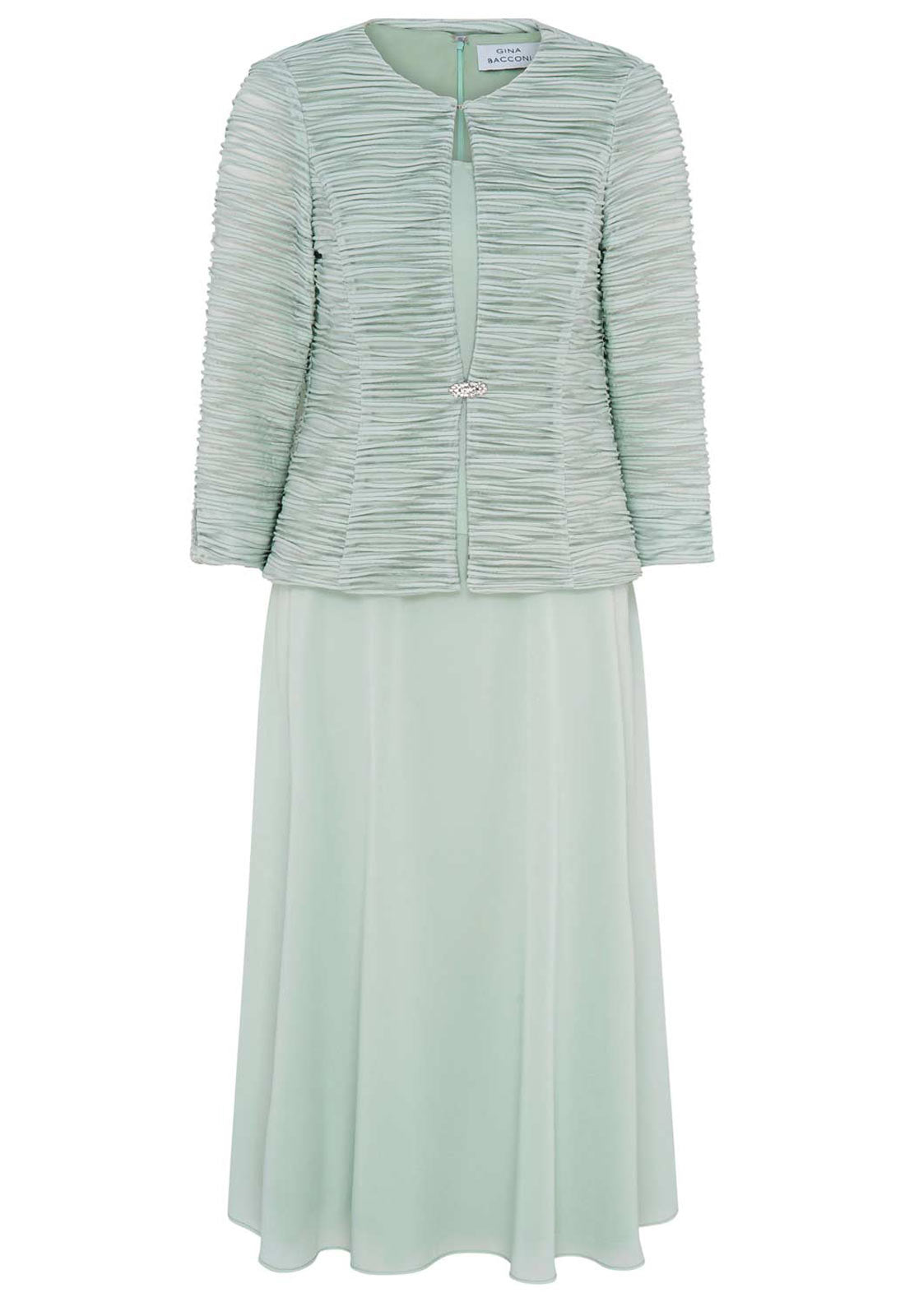 Gina Bacconi SAGE Page Fancy Jacket & Chiffon Dress