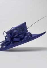 Gina Bacconi Navy Wide Brimmed Hat