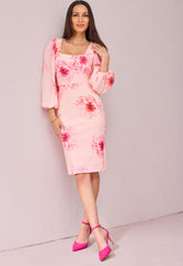 Samantha Jane Pink Chrissy Cocktail Dress
