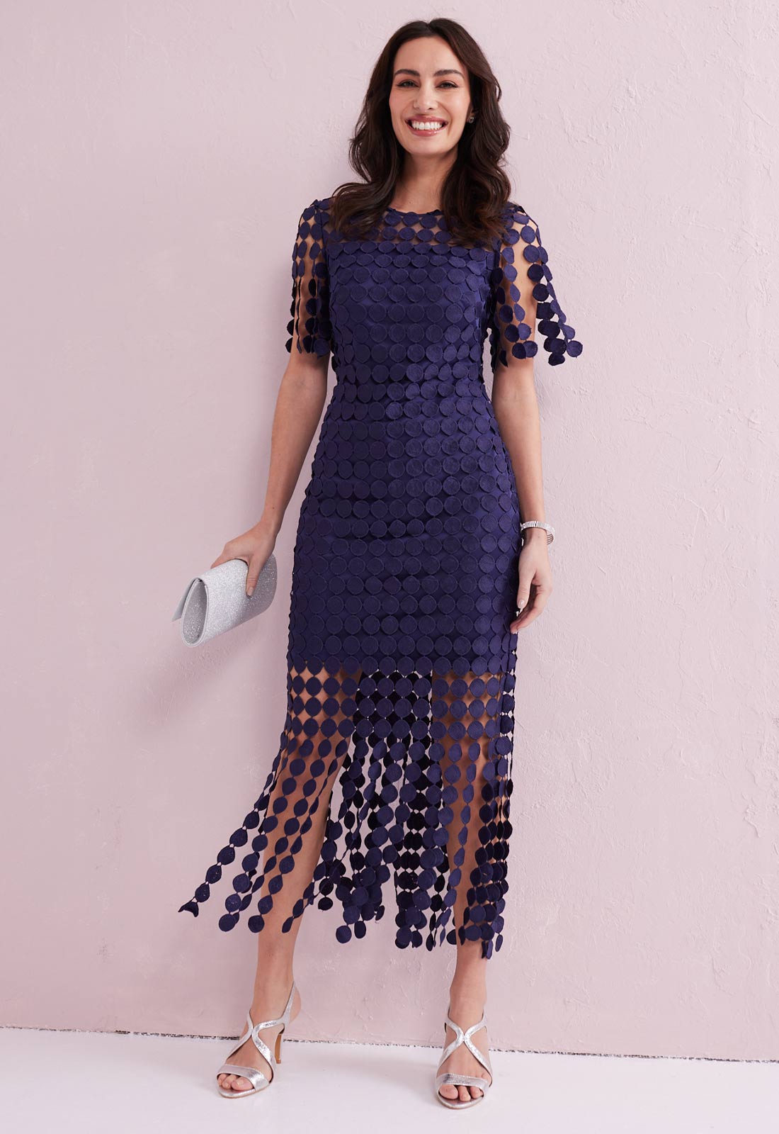 Samantha Jane Blue Sammi Cocktail Dress