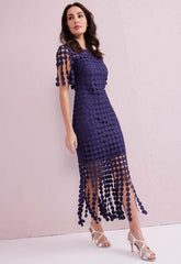 Samantha Jane Blue Sammi Cocktail Dress