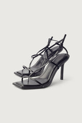 THIN STRAP HEELED SANDALS