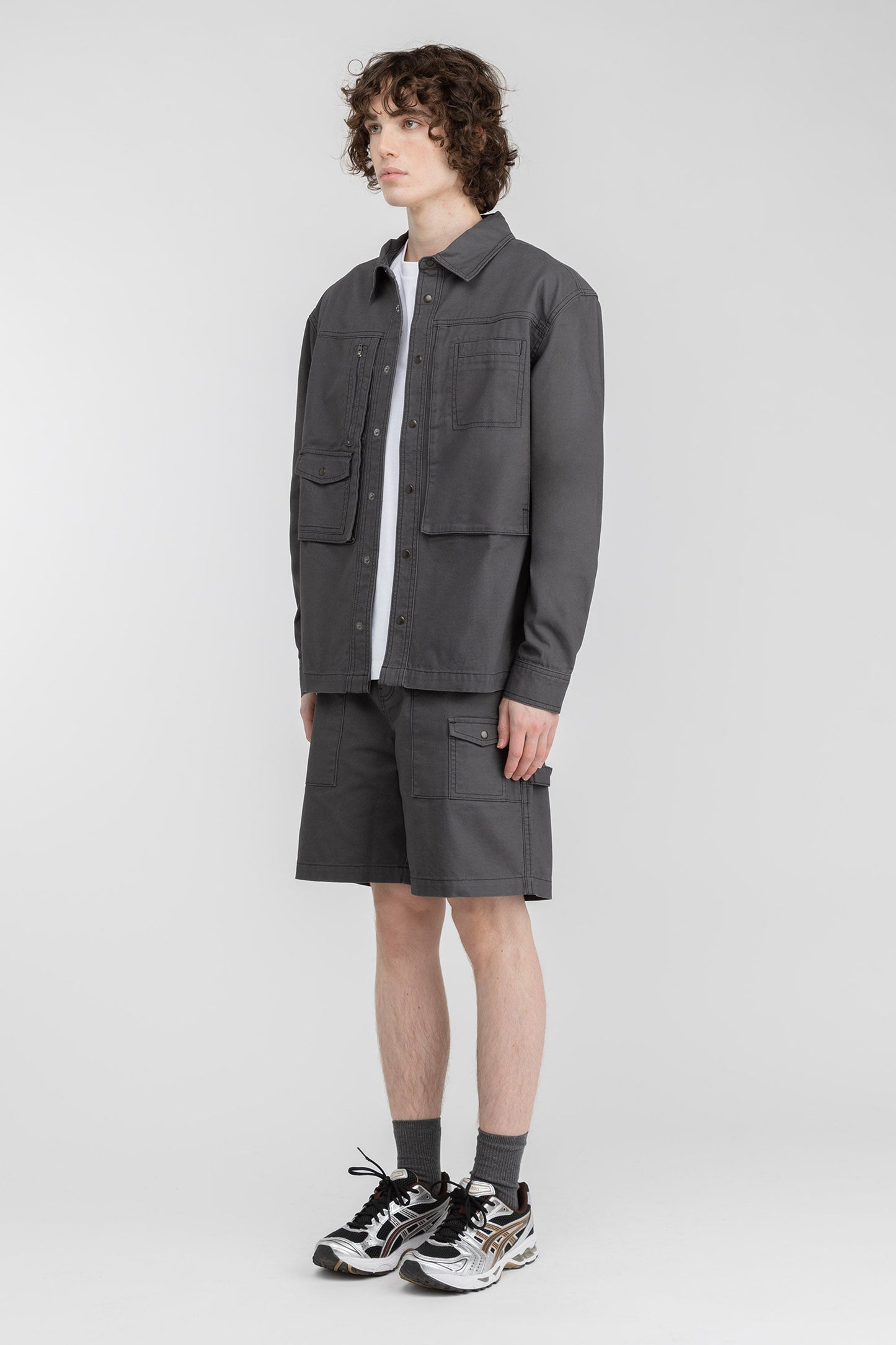 COTTON-TWILL CARGO SHORT