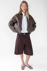 TWILL DENIM JORT