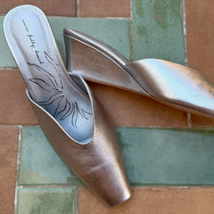 Silver Wedge Mule