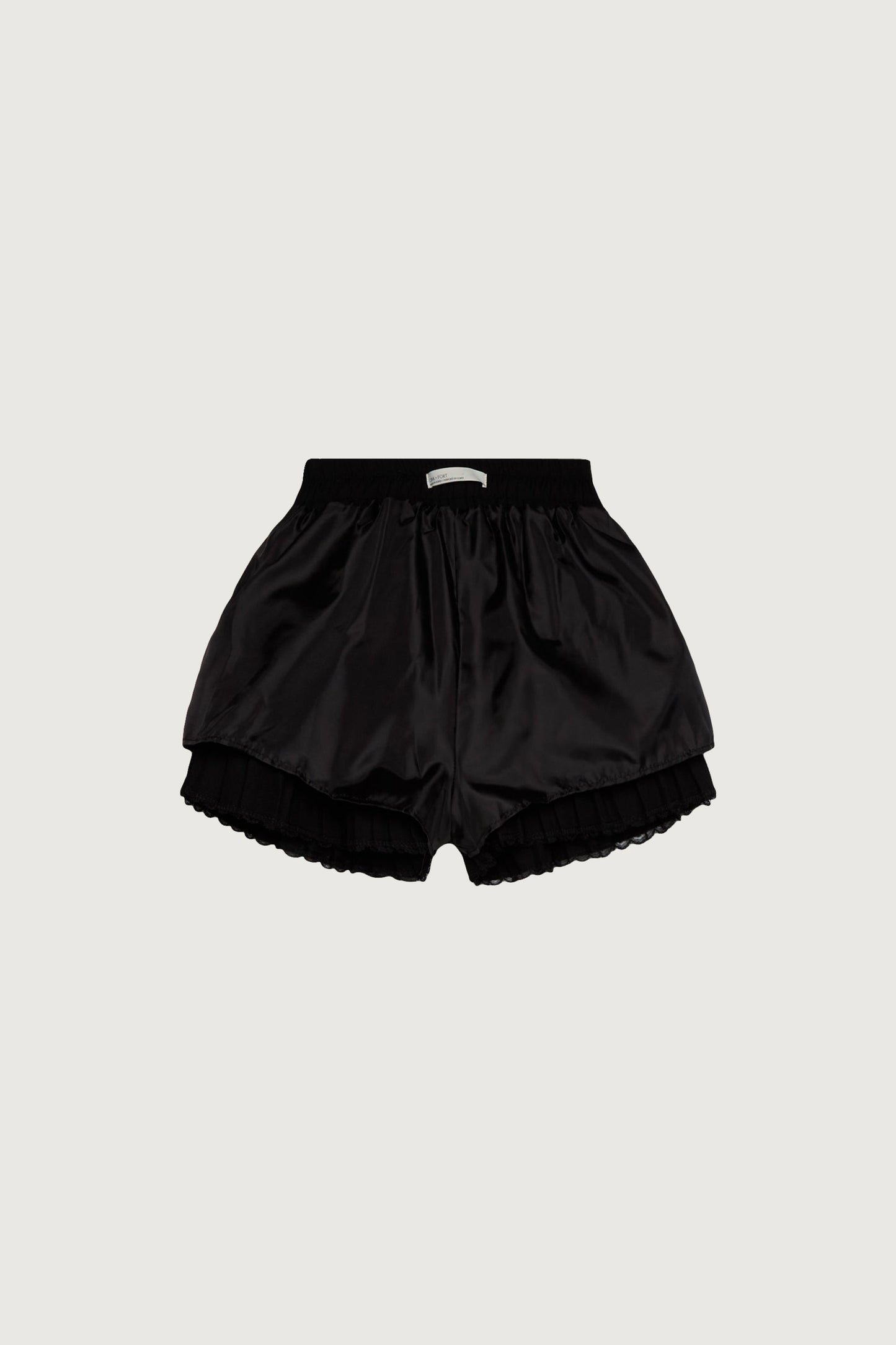 PLEATED TIERED MINI SKORT