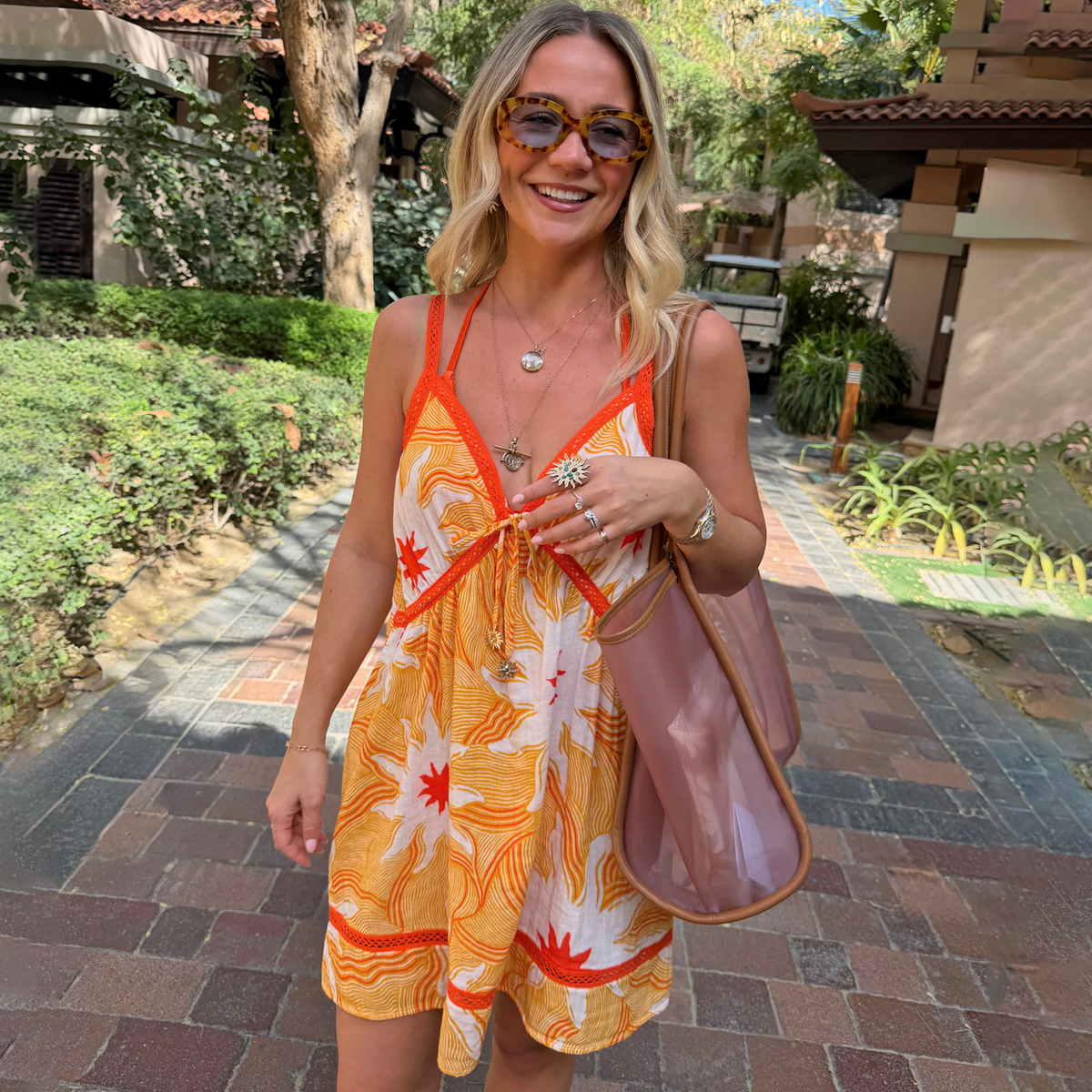 Yellow Sun Mini Dress