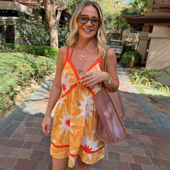 Yellow Sun Mini Dress