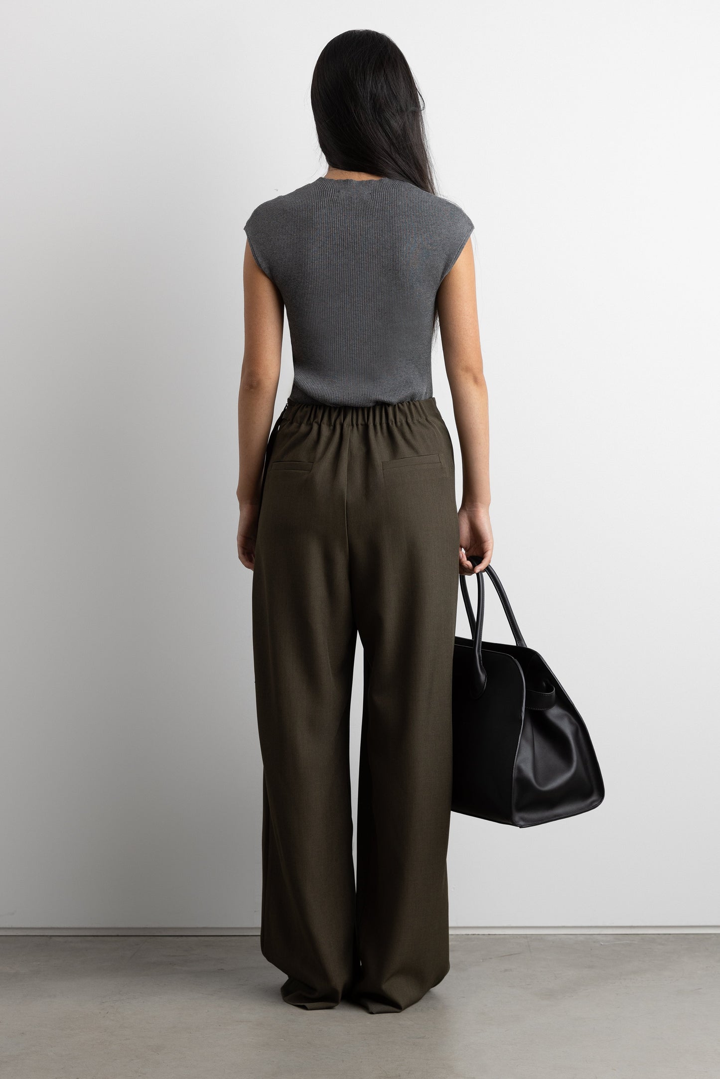 KNIT MOCKNECK TOP
