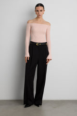 RIBBED OFF THE SHOULDER TOP