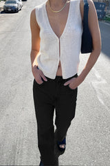 OPEN FRONT KNIT TANK