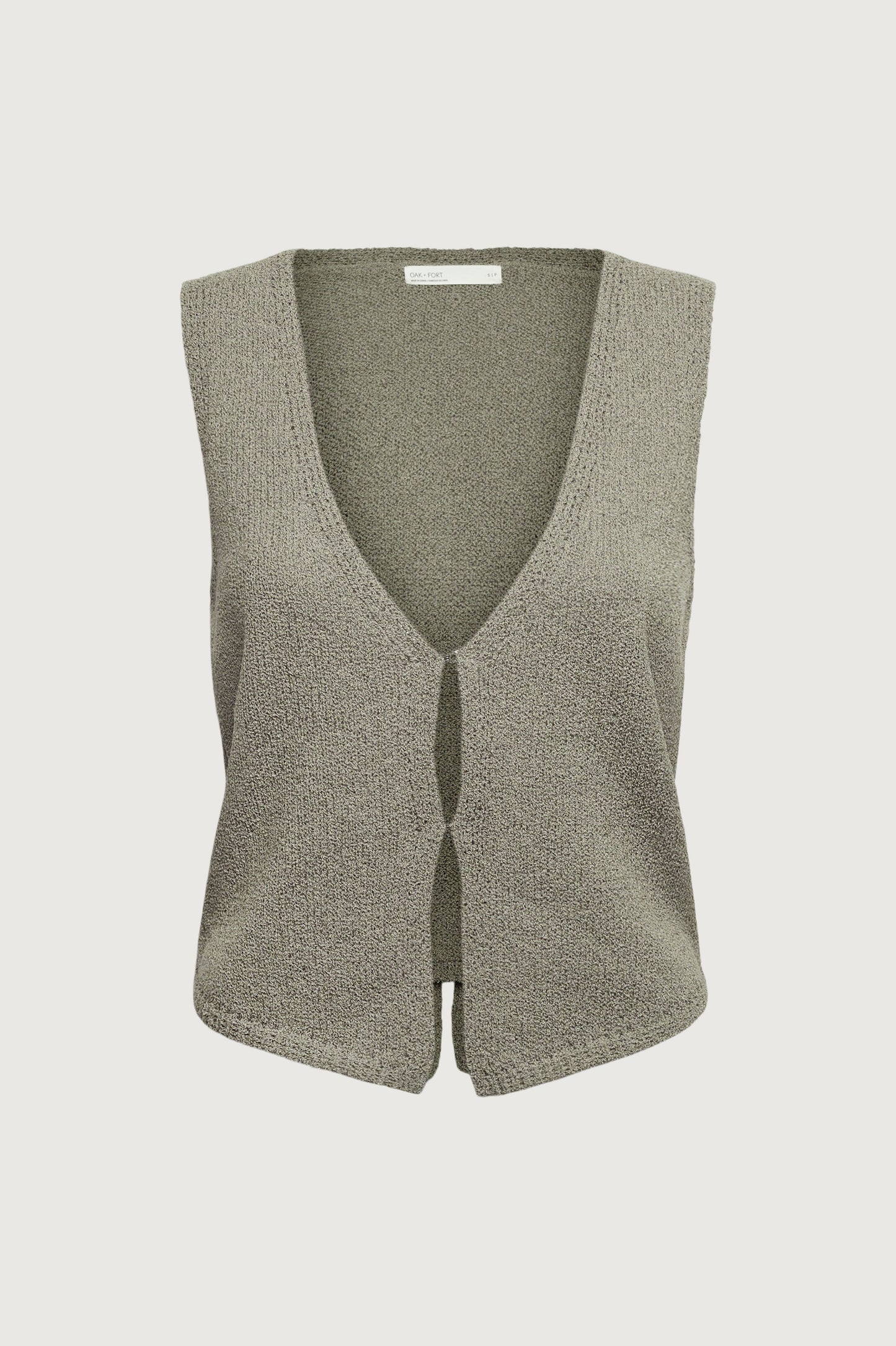 OPEN FRONT KNIT TANK