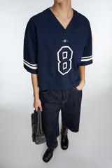 SHORT SLEEVE V-NECK JERSEY