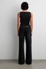 HIGH NECK SLEEVELESS TOP