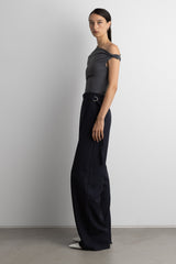 OFF SHOULDER TOP WITH SIDE TWIST DETAIL