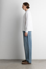 RELAXED LONG SLEEVE CREWNECK T-SHIRT